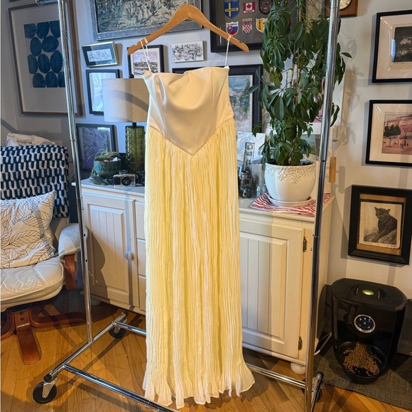 ivory silk wedding dress Marcia Bridal Dress in Ivory Silk Georgette